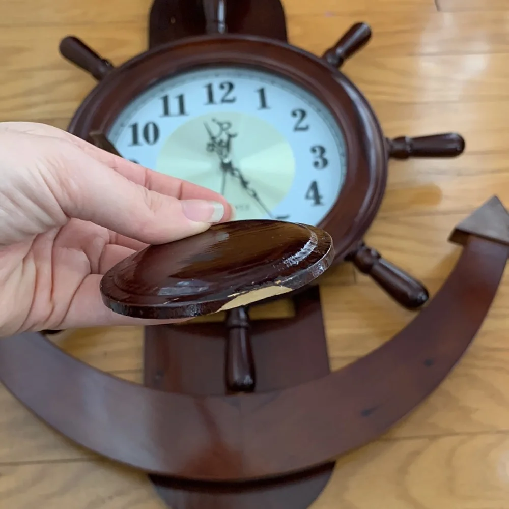 Sailor’s Ship Wheel Clock
